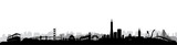 Fototapeta Paryż - San Francisco Skyline Silhouette vector