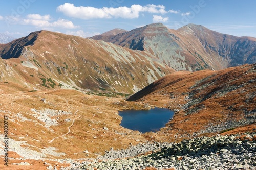 Board z aluminiowym obramowaniem Jamnicka dolina, tatry zachodnie, słowacja.