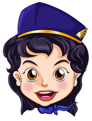 Poster - A goodlooking stewardess