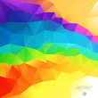 Abstract vector modern background with triangle object