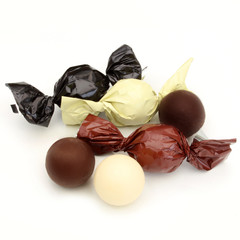 Wall Mural - Chocolat sweet - Bonbons chocolat