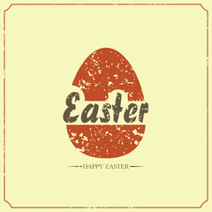 Wall Mural - Happy Easter Typographical Background