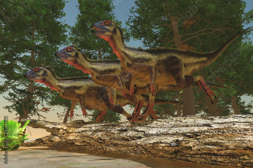 Fotoboard na płycie Dinozaury hypsilophodon