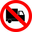 Zakaz auto ciężarowe