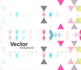 Wall Mural - pattern of geometric shapes colorful texture creative background