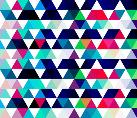 Wall Mural - abstract geometrical colorful texture background with triangles