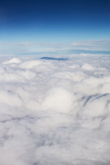 Poster - Clouds from the above with copy space