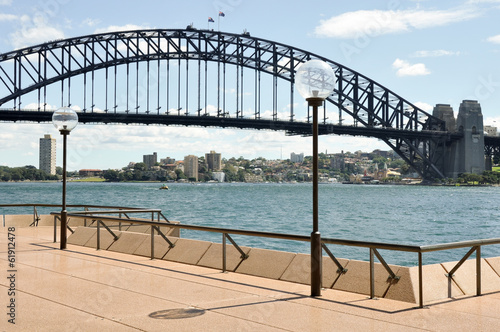 Fotoboard na płycie Sydney Harbour Bridge (Australia)