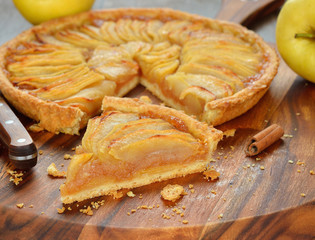 Canvas Print - French apple tart