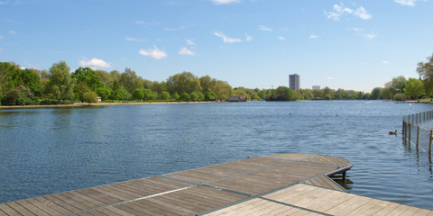 Wall Mural - Serpentine lake, London