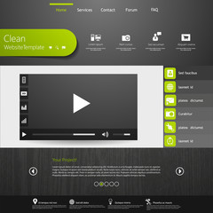 Wall Mural - business website template
