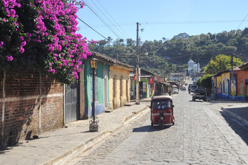 The village of Conception de Ataco on El Salvador