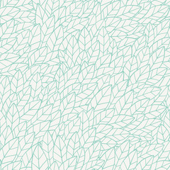 Seamless pattern with leaves