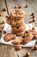 Sticker - Dark chocolate and hazelnut cookies