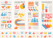 © Visual Generation - Flat Business Infographic Elements plus Icon Set. Vector.