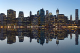 Fototapeta Nowy Jork - Reflection of Lower Manhattan