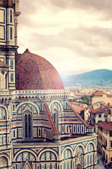 Canvas Print - View from Santa Maria del Fiore, Florence