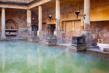 Fototapeta Big Ben - Main Pool in the Roman Baths in Bath, UK