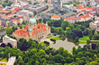 Rathaus aus der Luft - Hannover