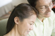 © TAGSTOCK2 - middle aged husband and wife nestling up