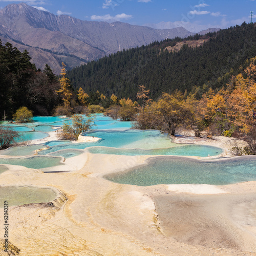 Board z aluminiowym obramowaniem China landforms huanglong