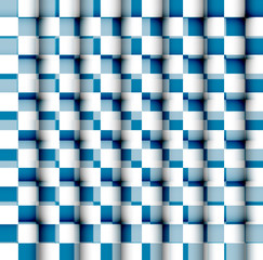 Wall Mural - vector seamless geometric pattern blue colorful repeating textur