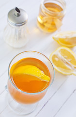 Canvas Print - tea with lemon