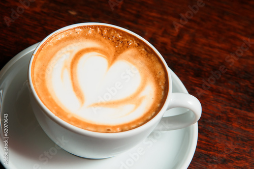 Obraz na płótnie canvas dwuczęściowy "dyptyk" Filiżanka cappuccino