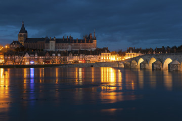 Wall Mural - View of Gien, Loiret, France