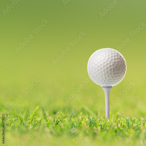 Obraz na płótnie canvas dwuczęściowy "dyptyk" Piłka golfowa