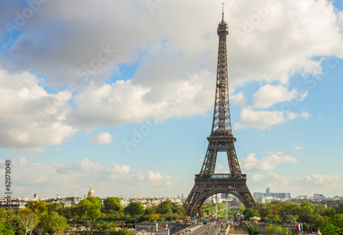 Board z aluminiowym obramowaniem Eiffel tour i od trocadero, Paryż