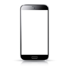 Poster - Smartphone realistic vector isolation. Modern mobile phone.