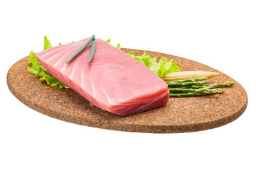 Tuna raw steak