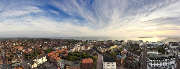 Fototapete - Borkum Panorama