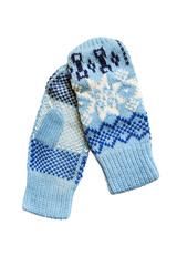 Sticker - Blue mittens