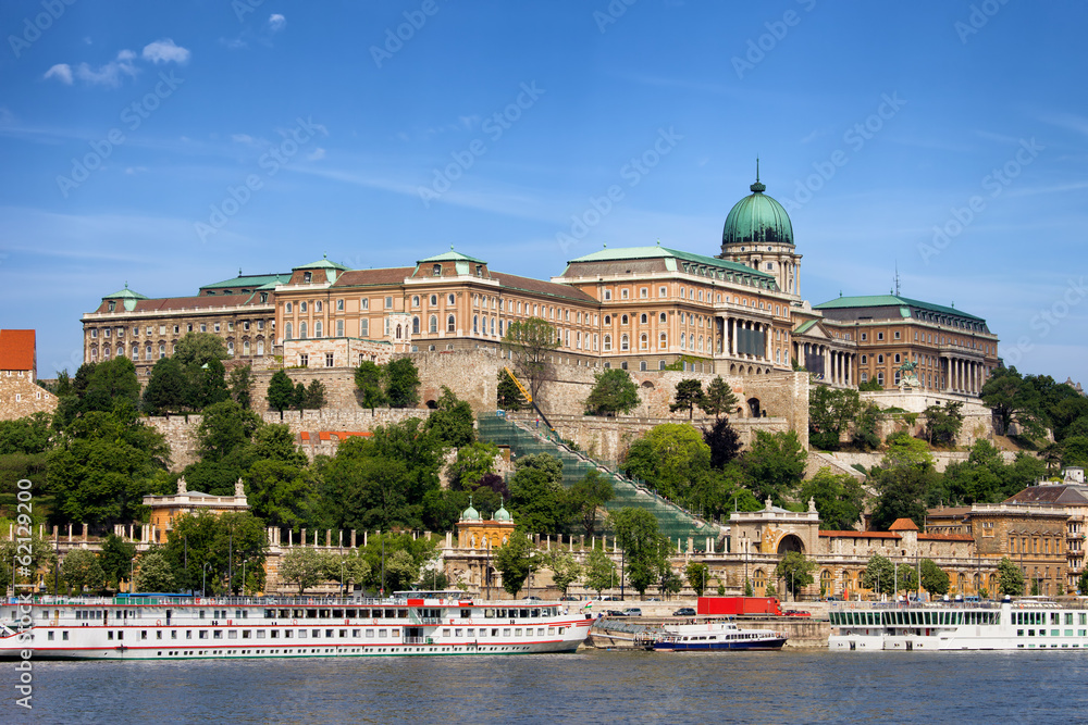 Buda Castle in Budapest - obrazy, fototapety, plakaty 
