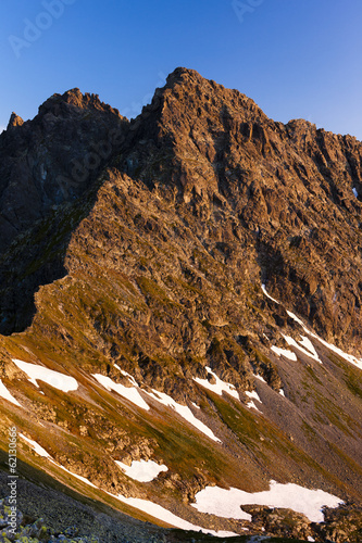 Board z aluminiowym obramowaniem Marzenia o puchowym siodle, wysokie tatry (wysokie tatry), słowacja