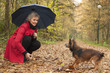 © DNF-Style - Woman playing with her dog and a stick