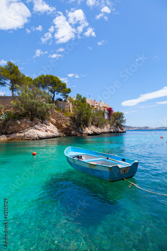 Naklejka samoprzylepna Widok cala fornells w Paguera, Majorka