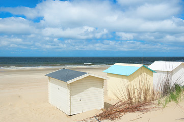 Wall Mural - Beach huts at Texel