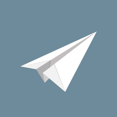 vector illustration of Paper plane