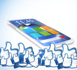 Wall Mural - smartphone