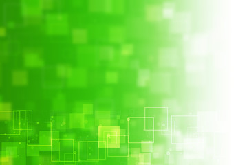 Wall Mural - green tech abstract background