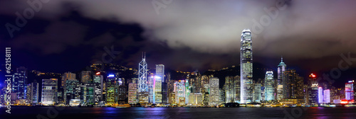 Board z aluminiowym obramowaniem Hong Kong City