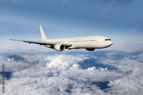 Nowoczesny obraz na płótnie Plane above the clouds