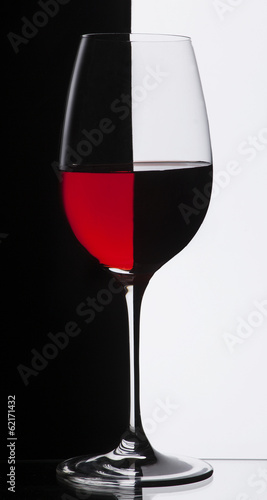Board z aluminiowym obramowaniem Czerwone wino