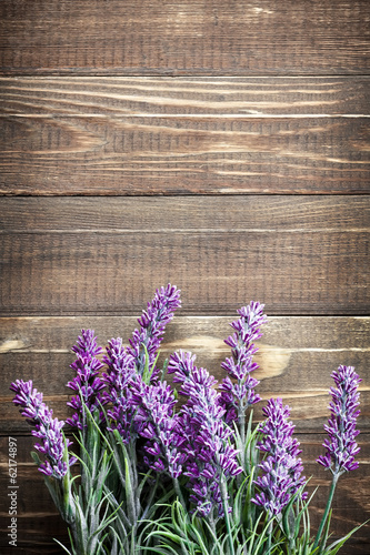 Naklejka na drzwi lavender