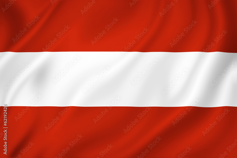 Austria flag - obrazy, fototapety, plakaty 