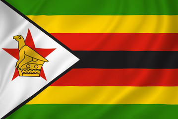 Sticker - Zimbabwe flag