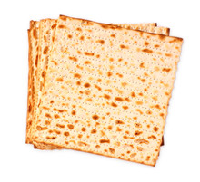 Passover Background. Passover Plate And Matzoh